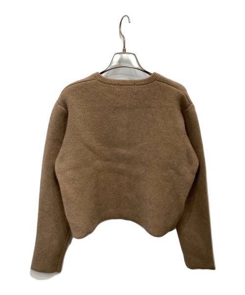 SLOBE IENA（スローブ イエナ）SLOBE IENA (スローブ イエナ) ウォッシャブルファーリーダブルフェイスカーディガン ブラウン サイズ:-の古着・服飾アイテム