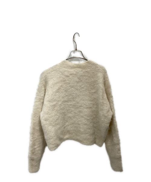 LESSAGE（レサージュ）LESSAGE (レサージュ) アルパカ混カーディガン ホワイト サイズ:-の古着・服飾アイテム