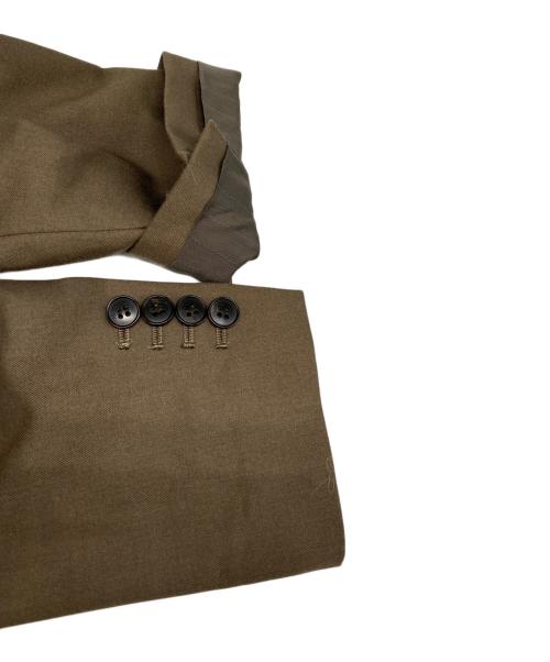 LESSAGE（レサージュ）LESSAGE (レサージュ) マイクロTRギャバストレッチジャケット ブラウン サイズ:-の古着・服飾アイテム