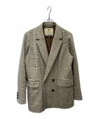 journal standard L'essageジャーナルスタンダード レサージュ）の古着「ダブルジャケット」｜ベージュ