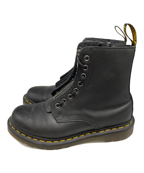 Dr.Martens（ドクターマーチン）Dr.Martens (ドクターマーチン) ８ホールジップブーツ ブラック サイズ:ＵＫ６の古着・服飾アイテム