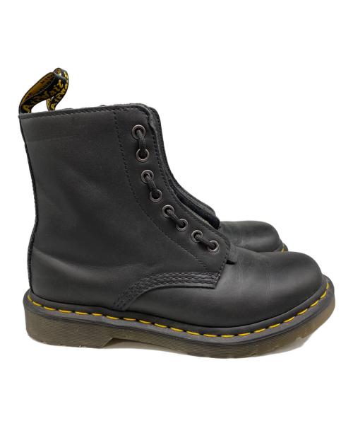 Dr.Martens（ドクターマーチン）Dr.Martens (ドクターマーチン) ８ホールジップブーツ ブラック サイズ:ＵＫ６の古着・服飾アイテム
