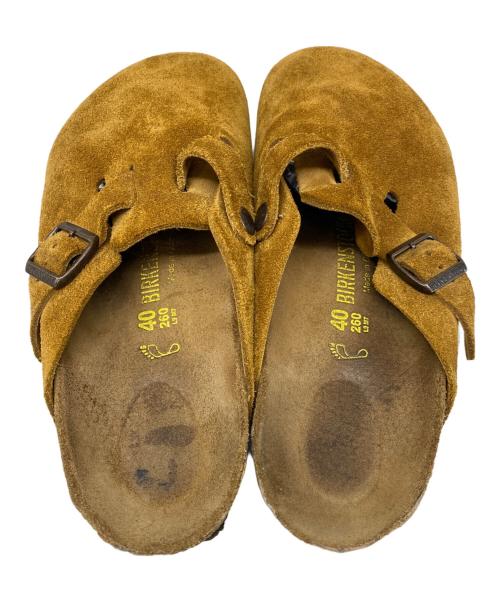 BIRKENSTOCK（ビルケンシュトック）BIRKENSTOCK (ビルケンシュトック) BOSTONサンダル ブラウン サイズ:40の古着・服飾アイテム