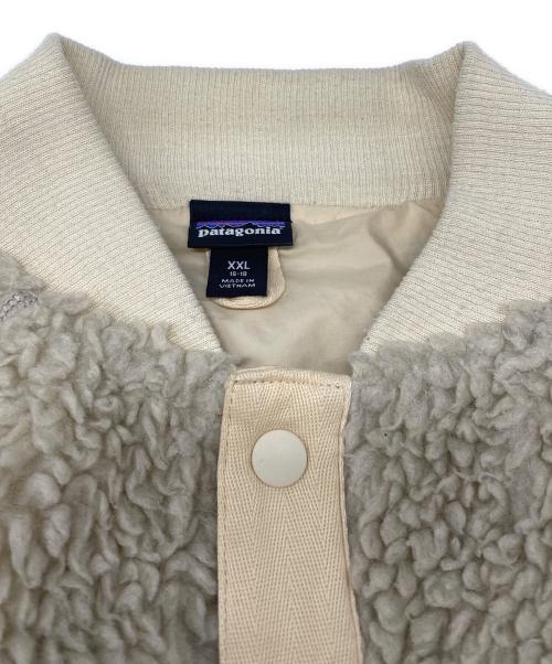 Patagonia（パタゴニア）Patagonia (パタゴニア) Retro-X Fleece Bomber Jacket アイボリー サイズ:XXLの古着・服飾アイテム