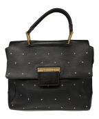 FURLAフルラ）の古着「スタッズ 2WAYバッグ」｜ブラック