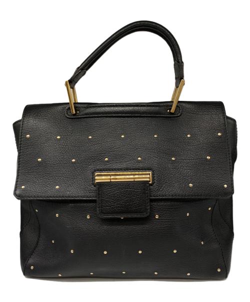 FURLA（フルラ）FURLA (フルラ) スタッズ 2WAYバッグ ブラックの古着・服飾アイテム