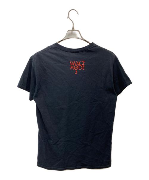 SAVAGE MODE（サヴェージモード）SAVAGE MODE (サヴェージモード) プリントTシャツ ブラック サイズ:Mの古着・服飾アイテム