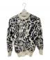 JOHN LAWRENCE SULLIVAN（ジョン ローレンス サリバン）の古着「Leopard jacquard knit sweater」｜ブラック