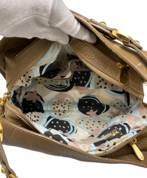 IANNE（イアンヌ）IANNE (イアンヌ) 2WAYショルダーバッグ ブラウンの古着・服飾アイテム