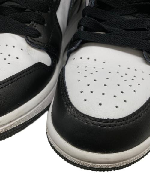 NIKE（ナイキ）NIKE (ナイキ) AIR JORDAN 1 MID グレー×ブラック サイズ:26ｃｍの古着・服飾アイテム