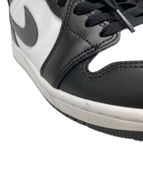 NIKE（ナイキ）NIKE (ナイキ) AIR JORDAN 1 MID グレー×ブラック サイズ:26ｃｍの古着・服飾アイテム
