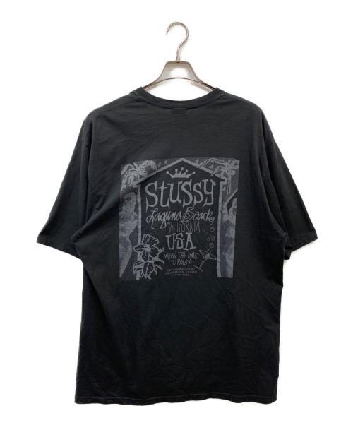 stussy（ステューシー）stussy (ステューシー) 25SS BEACH HOUSE TEE ブラック サイズ:XLの古着・服飾アイテム