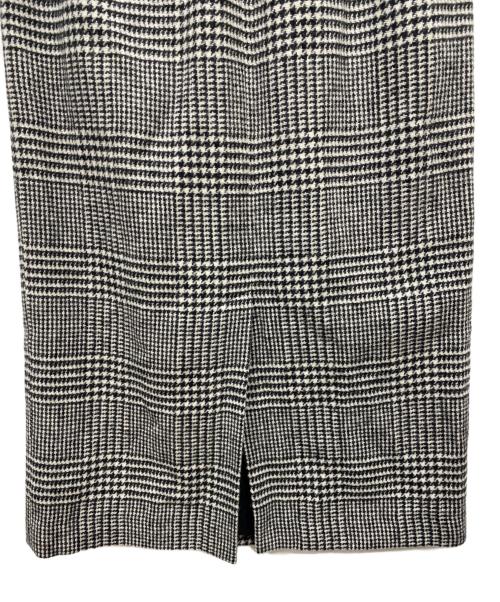 O'NEIL OF DUBLIN（オニールオブダブリン）O'NEIL OF DUBLIN (オニールオブダブリン) 総柄ウールスカート ブラック サイズ:8の古着・服飾アイテム