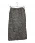 O'NEIL OF DUBLIN (オニールオブダブリン) 総柄ウールスカート ブラック サイズ:8：7000円