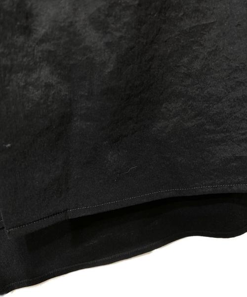 TARO HORIUCHI（タロウホリウチ）TARO HORIUCHI (タロウホリウチ) Band Collar Big Shirt ブラック サイズ:2の古着・服飾アイテム