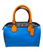 COACHコーチ）の古着「2WAYバッグ」｜ブルー×ネイビー