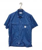 NEIGHBORHOODネイバーフッド）の古着「クラシックワークストライプシャツ」｜ブルー
