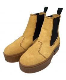 PUMA（プーマ）の古着「MAYZE CHELSEA SUEDE」｜ベージュ×ブラック