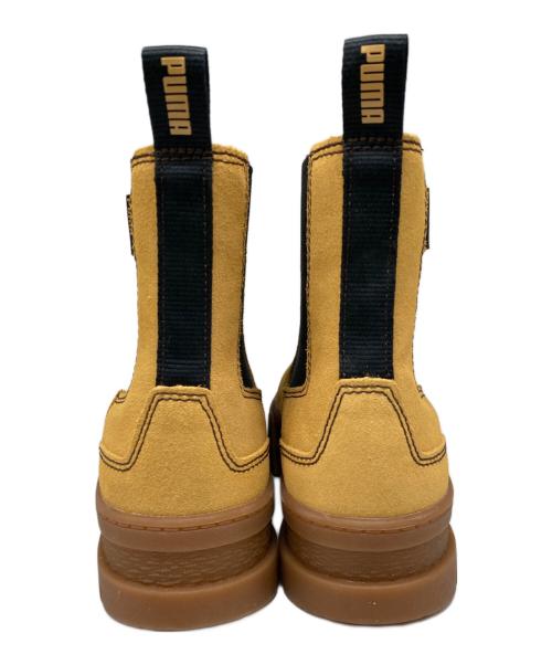 PUMA（プーマ）PUMA (プーマ) MAYZE CHELSEA SUEDE ベージュ×ブラック サイズ:24㎝の古着・服飾アイテム