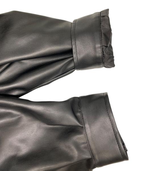 HARE（ハレ）HARE (ハレ) レザーコンパクトブルゾン ブラック サイズ:Sの古着・服飾アイテム