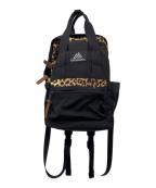 GREGORYグレゴリー）の古着「レオパード柄ミニリュック」｜ブラック