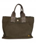 BURBERRY BLUE LABELバーバリーロンドンブルーレーベル）の古着「ミニトートバッグ」｜ブラウン