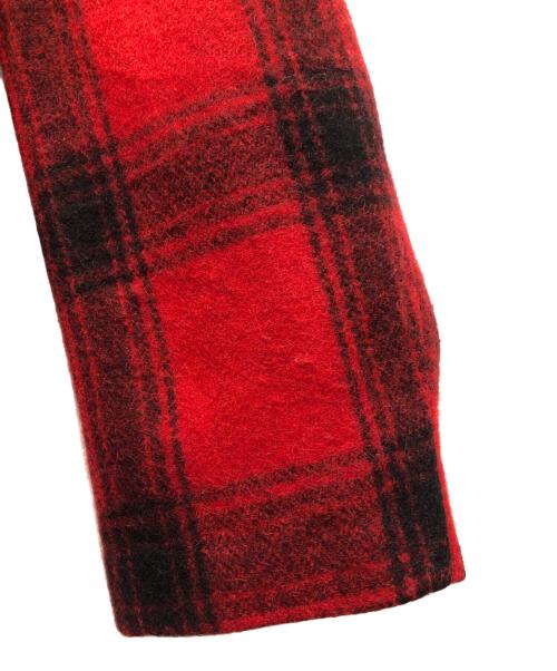 PENNEYS（ペニーズ）PENNEYS (ペニーズ) チェック柄ハンティングジャケット レッド×ブラック サイズ:不明の古着・服飾アイテム