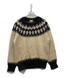 J.S HOMESTEAD（ジャーナルスタンダード ホームステッド）の古着「ノルディックセーター」｜ベージュ×グレー
