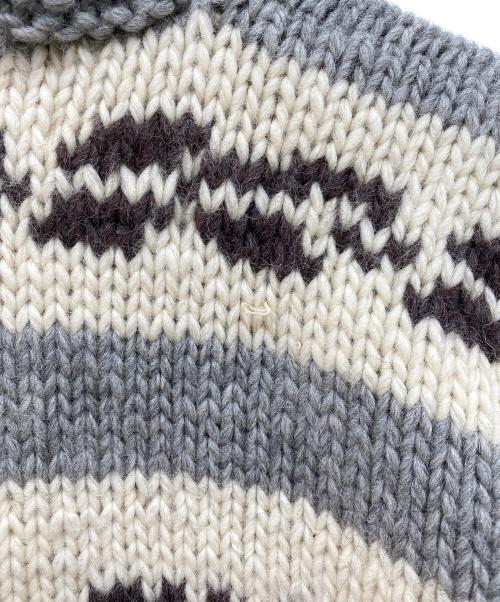 CHIEFTAIN（チーフテン）CHIEFTAIN (チーフテン) 鹿柄カウチンニットカーディガン ベージュ サイズ:Lの古着・服飾アイテム