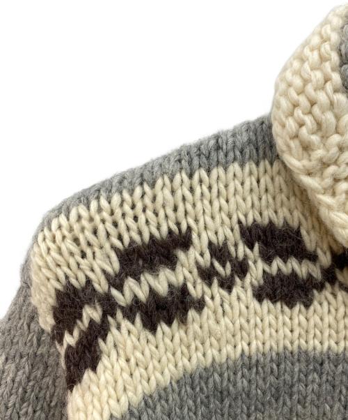 CHIEFTAIN（チーフテン）CHIEFTAIN (チーフテン) 鹿柄カウチンニットカーディガン ベージュ サイズ:Lの古着・服飾アイテム