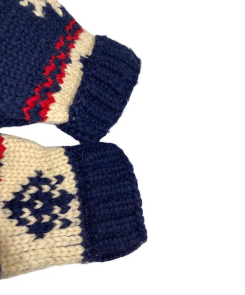 KANATA（カナタ）KANATA (カナタ) カウチンニットカーディガン ネイビー サイズ:不明の古着・服飾アイテム