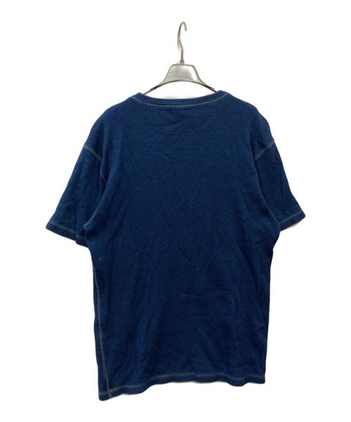 RRL（ダブルアールエル）RRL (ダブルアールエル) 半袖ヘンリーネックカットソー ネイビー サイズ:XLの古着・服飾アイテム