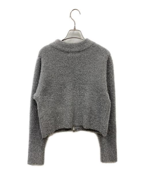 Adam et Rope（アダム エ ロペ）Adam et Rope (アダム エ ロペ) ニットジャケット グレー サイズ:FREEの古着・服飾アイテム