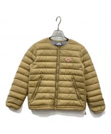 DANTON（ダントン）の古着「インナーダウンジャケット」｜ベージュ