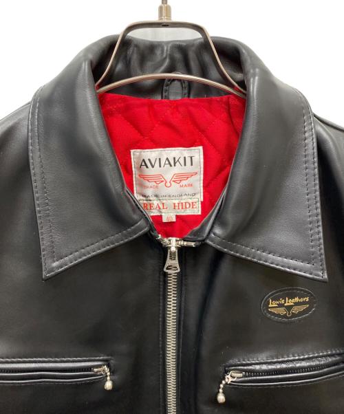 Lewis Leathers（ルイスレザース）Lewis Leathers (ルイスレザース) 551 ドミネーター レザージャケット ブラック サイズ:40の古着・服飾アイテム