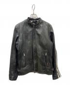 Schottショット）の古着「クラシックレーサーシングルライダースジャケット」｜ブラック