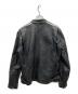 Schott (ショット) クラシックレーサーシングルライダースジャケット ブラック サイズ:S：12000円
