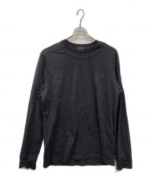 MONCLER（モンクレール）の古着「MAGLIA MANICA LUNGA 長袖カットソー」｜ブラック