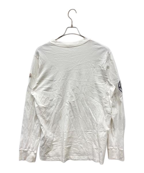 MONCLER（モンクレール）MONCLER (モンクレール) LS T-SHRTS ホワイト サイズ:Mの古着・服飾アイテム