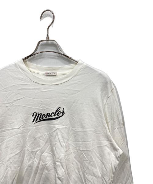 MONCLER（モンクレール）MONCLER (モンクレール) LS T-SHRTS ホワイト サイズ:Mの古着・服飾アイテム