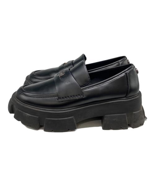 STEVE MADDEN（スティーブマデン）STEVE MADDEN (スティーブマデン) コインローファー ブラック サイズ:37の古着・服飾アイテム