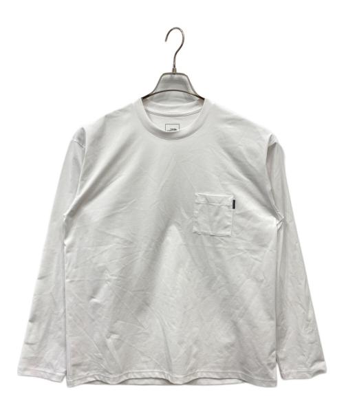 THE NORTH FACE（ザ ノース フェイス）THE NORTH FACE (ザ ノース フェイス) L/S AIRY RELAX TEE ホワイト サイズ:Ｌの古着・服飾アイテム