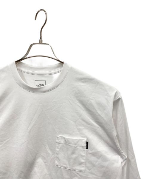 THE NORTH FACE（ザ ノース フェイス）THE NORTH FACE (ザ ノース フェイス) L/S AIRY RELAX TEE ホワイト サイズ:Ｌの古着・服飾アイテム