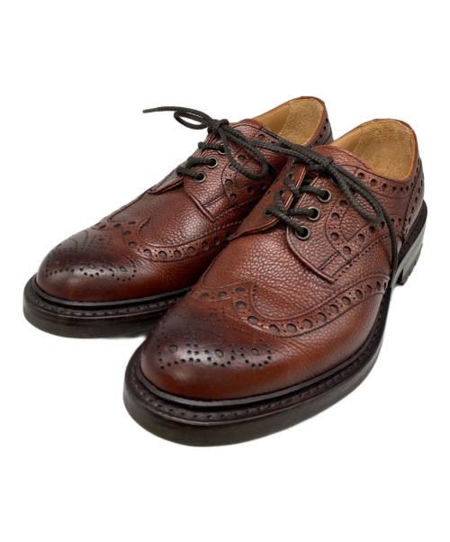 CHEANEY（チーニー）CHEANEY (チーニー) ウイングチップレザーシューズ ブラウン サイズ:7 1/2の古着・服飾アイテム