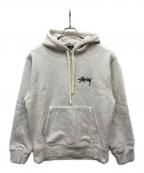 stussyステューシー）の古着「Ist Lion Hood」｜グレー