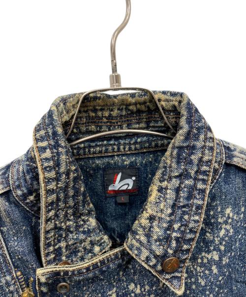 RED EAR（レッドイアー）RED EAR (レッドイアー) デニムライダースジャケット ブルー サイズ:Ｌの古着・服飾アイテム