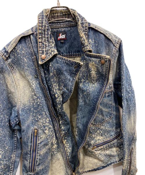 RED EAR（レッドイアー）RED EAR (レッドイアー) デニムライダースジャケット ブルー サイズ:Ｌの古着・服飾アイテム