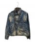 RED EAR（レッドイアー）の古着「デニムライダースジャケット」｜ブルー