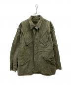 オランダ軍オランダグン）の古着「ミリタリーコート」｜グリーン