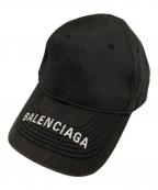 BALENCIAGAバレンシアガ）の古着「ロゴキャップ」｜ブラック